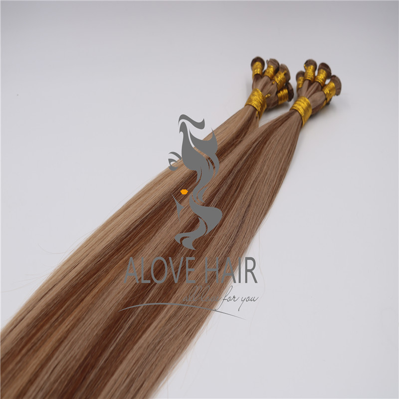 China best hand tied weft hair extensions factory 